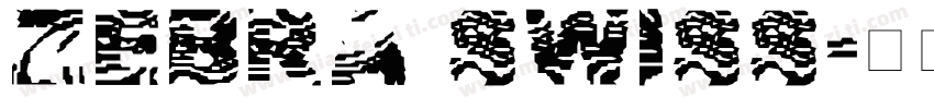 zebra swiss字体转换